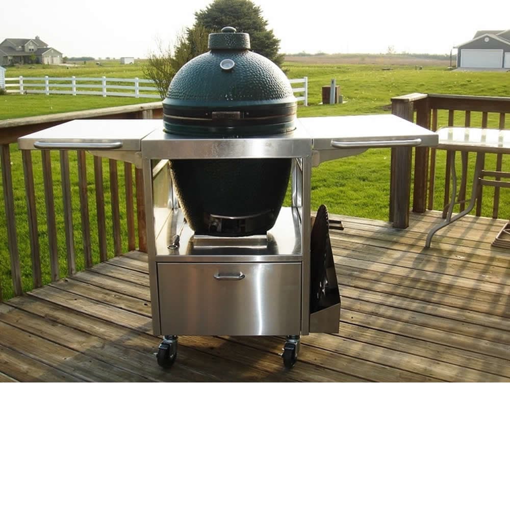 Stainless Steel Table w/ Drawer and Shelves Large Egg