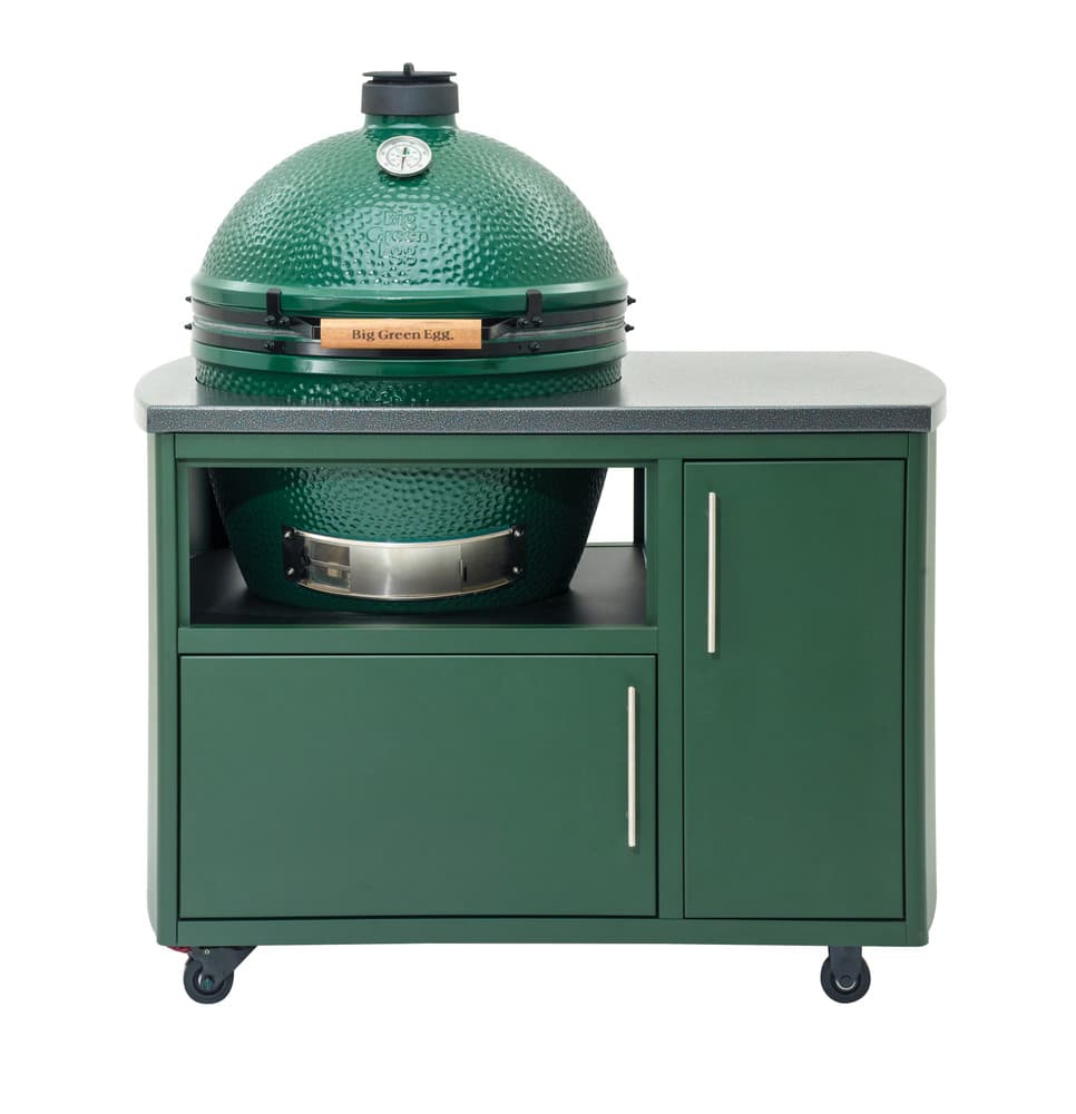 Big Green Egg Compact Custom Cooking Island