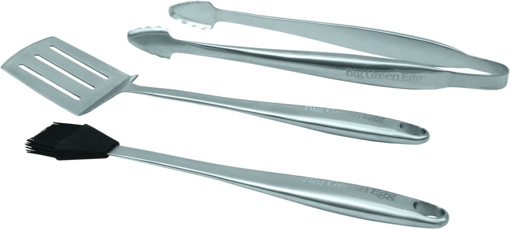 3 Pc. Custom Stainless Steel BBQ Tool Set